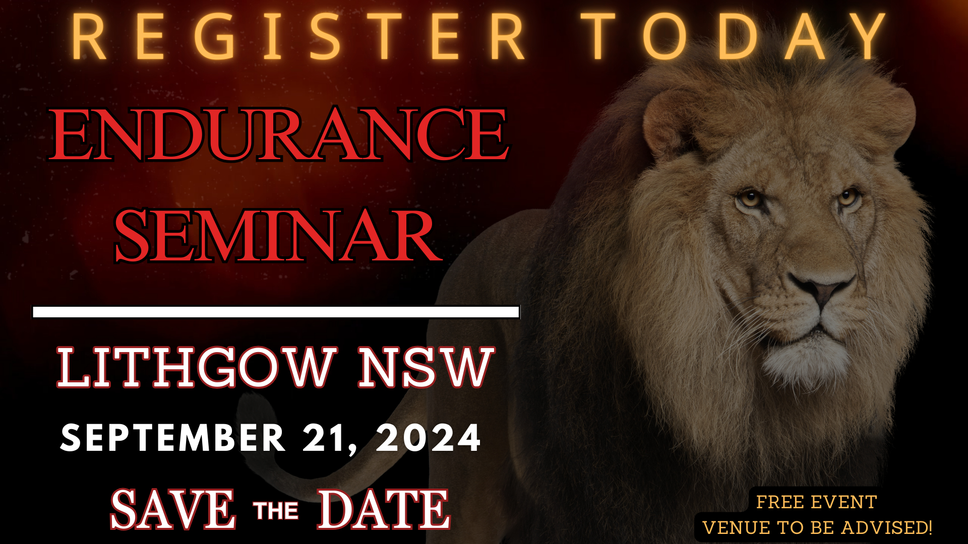 ENDURANCE SEMINAR LITHGOW